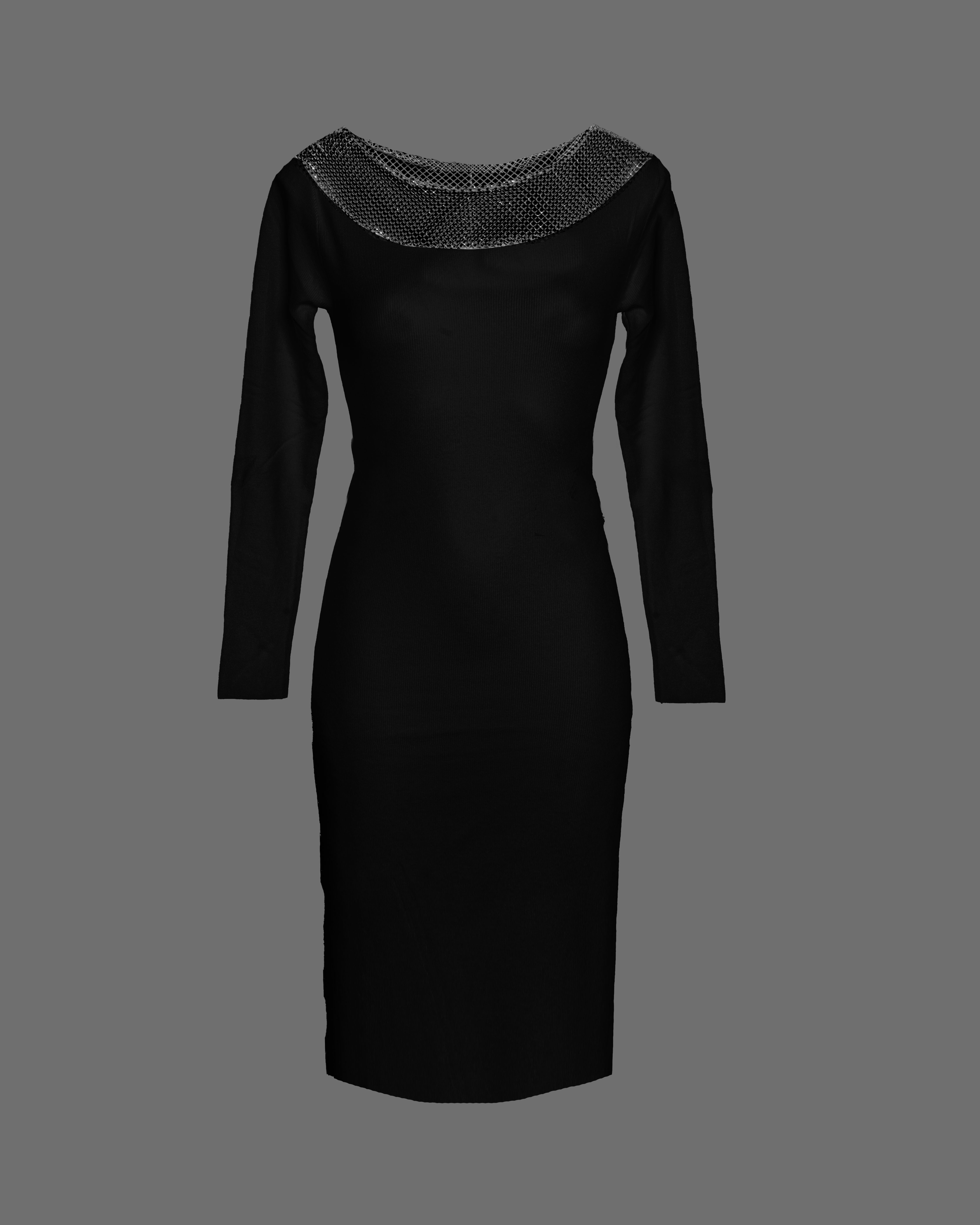 Ribbed knit dress