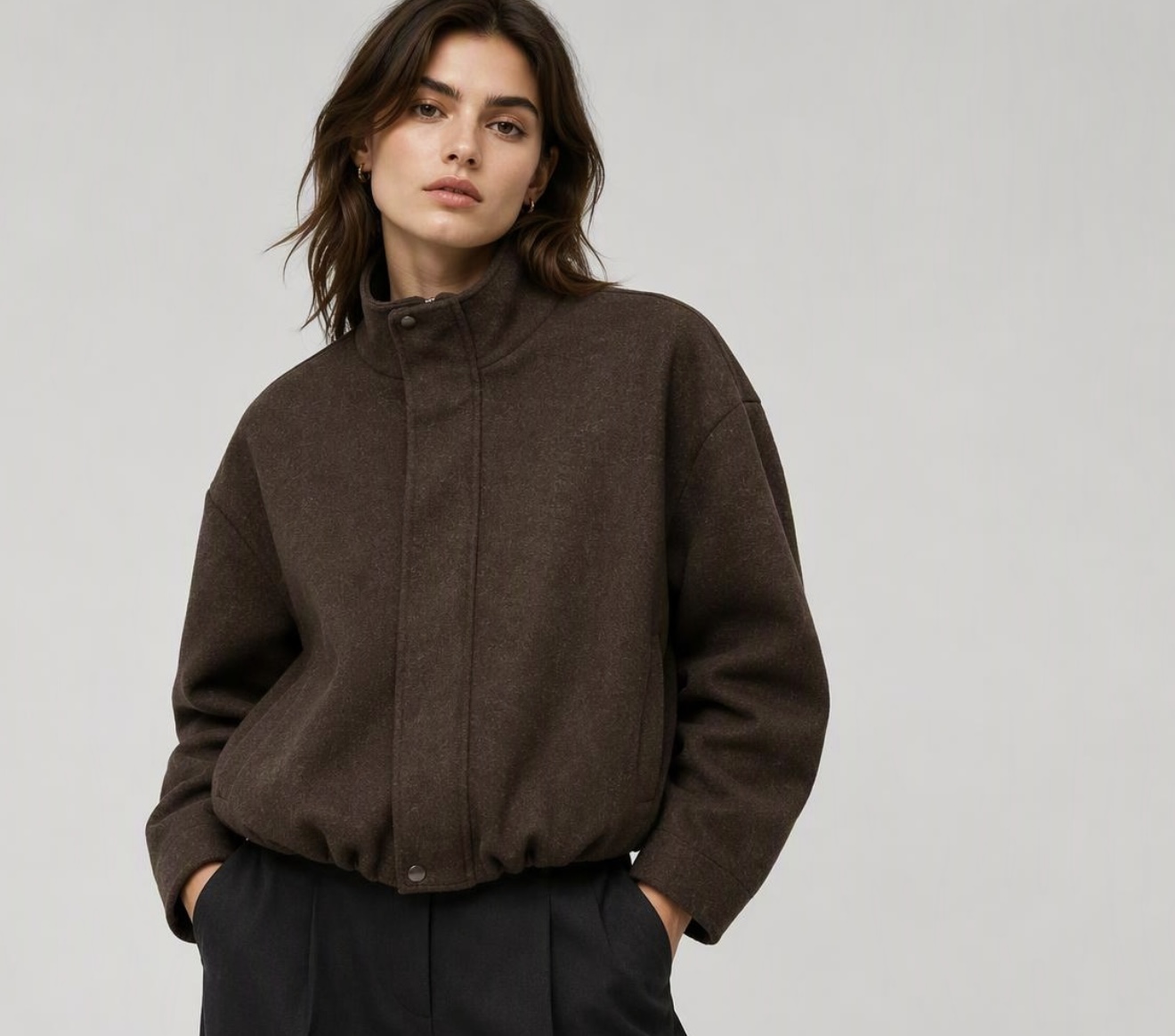 BOMBER OVERSIZED WITH POCKETS