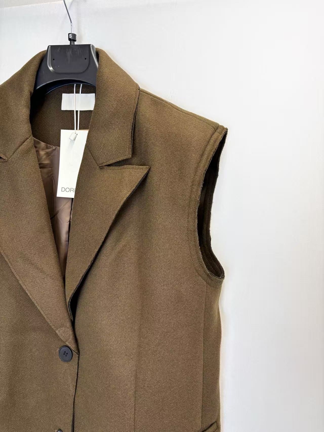 Blazer smanicato largo
