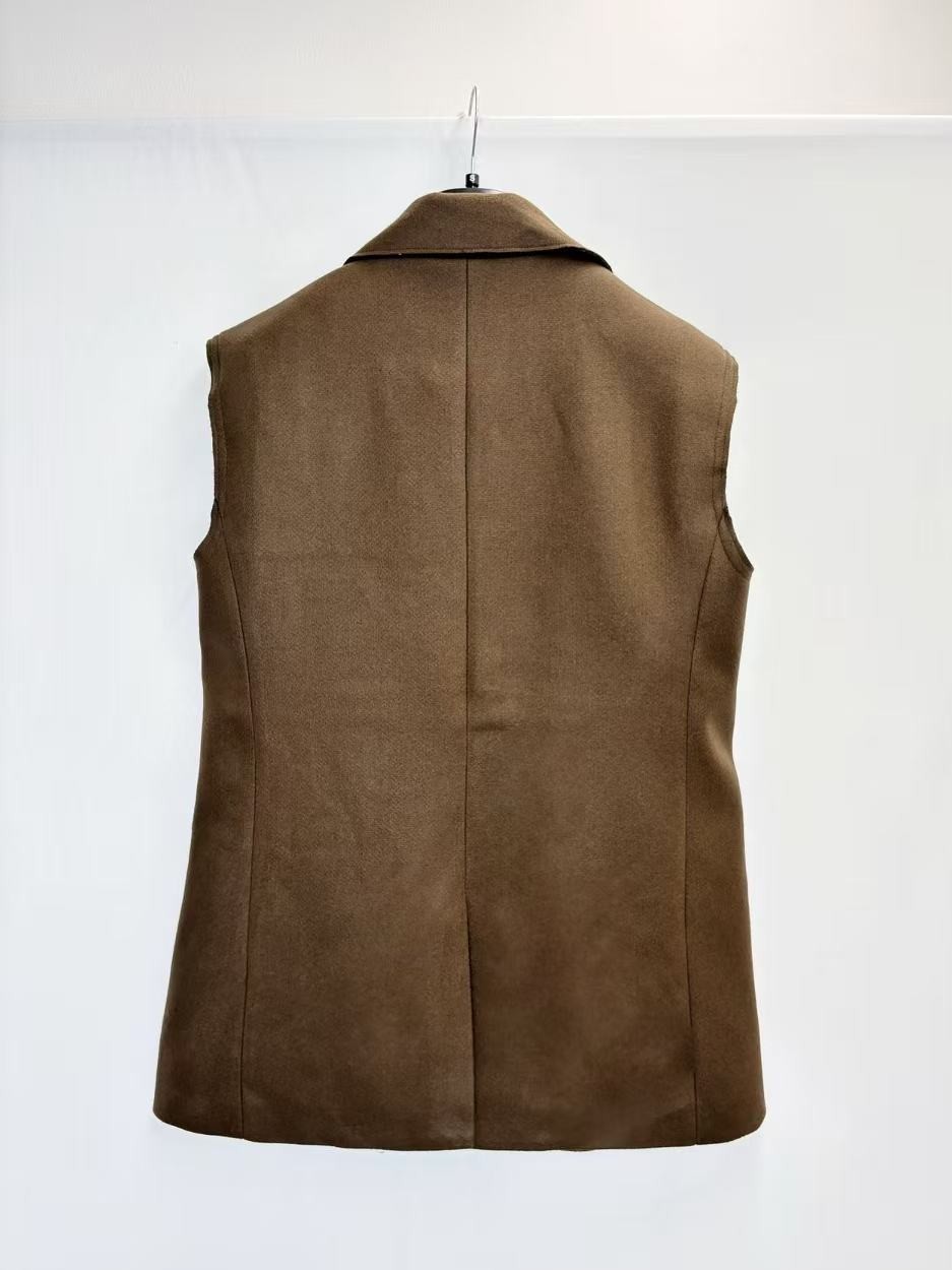 Blazer smanicato largo