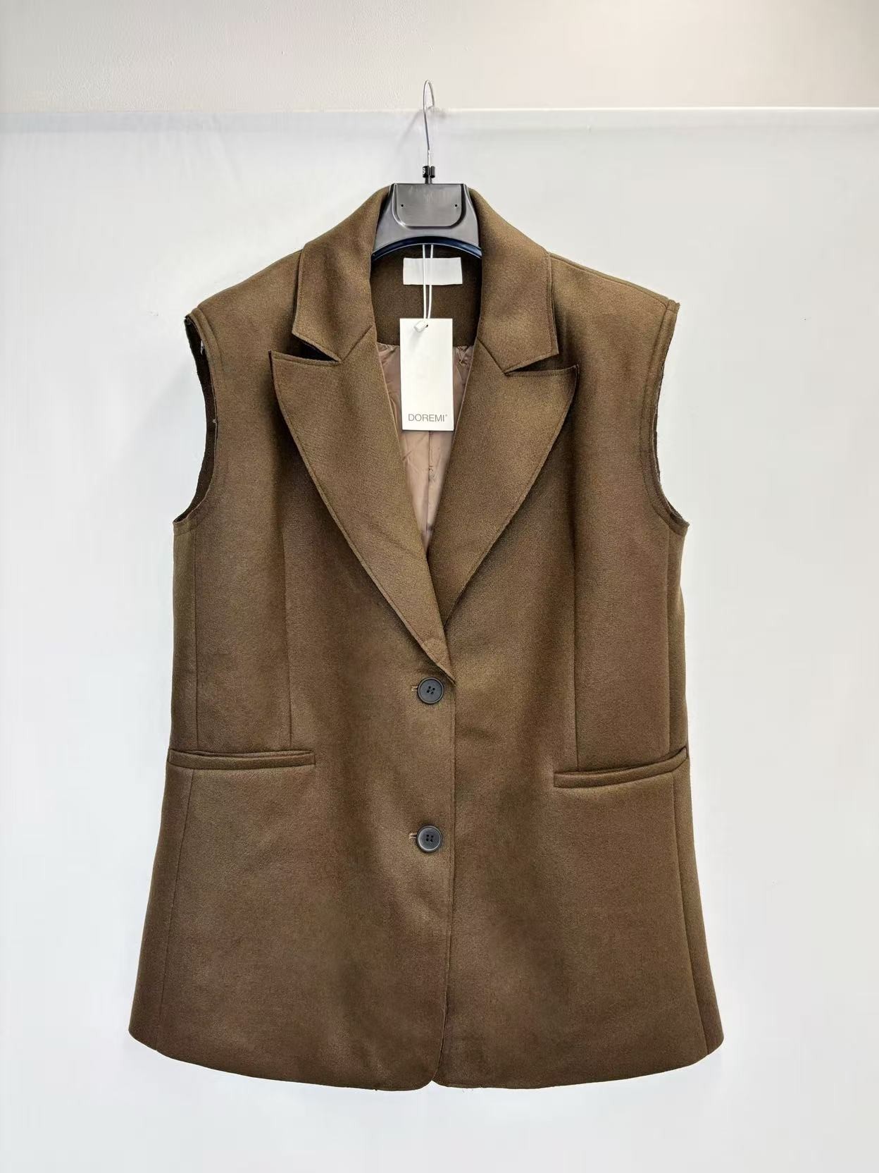 Blazer smanicato largo