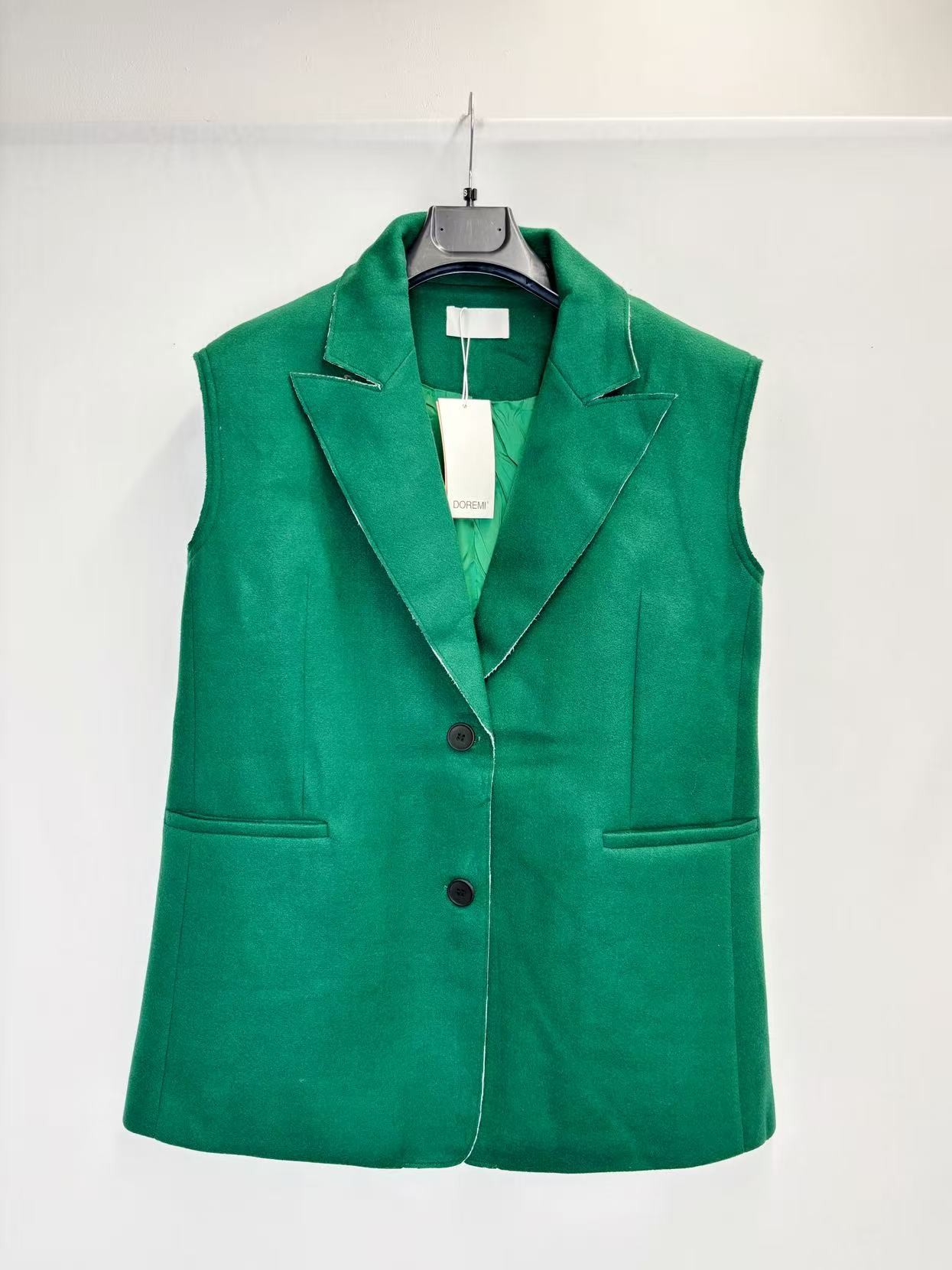 Blazer smanicato largo