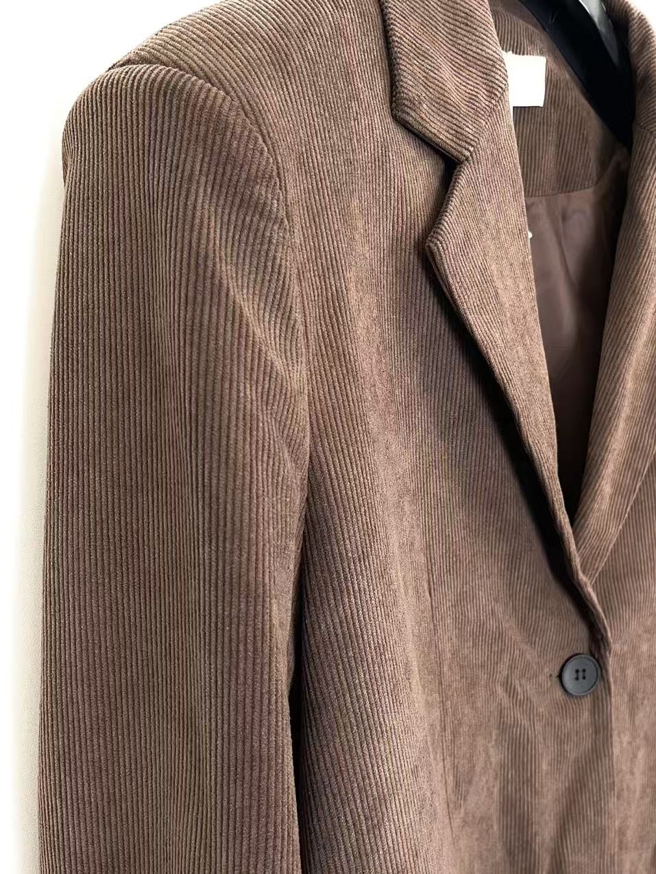 OVERSIZED CORDUROY BLAZER