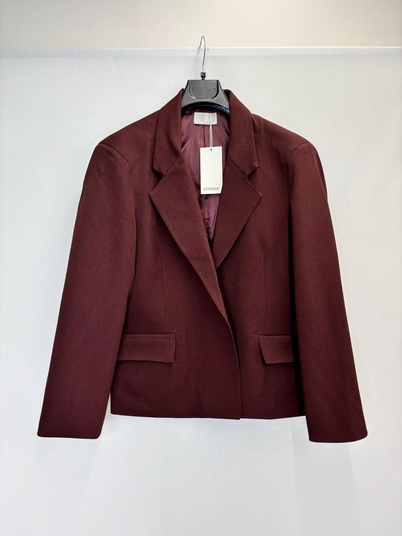 Structured oversized blazer