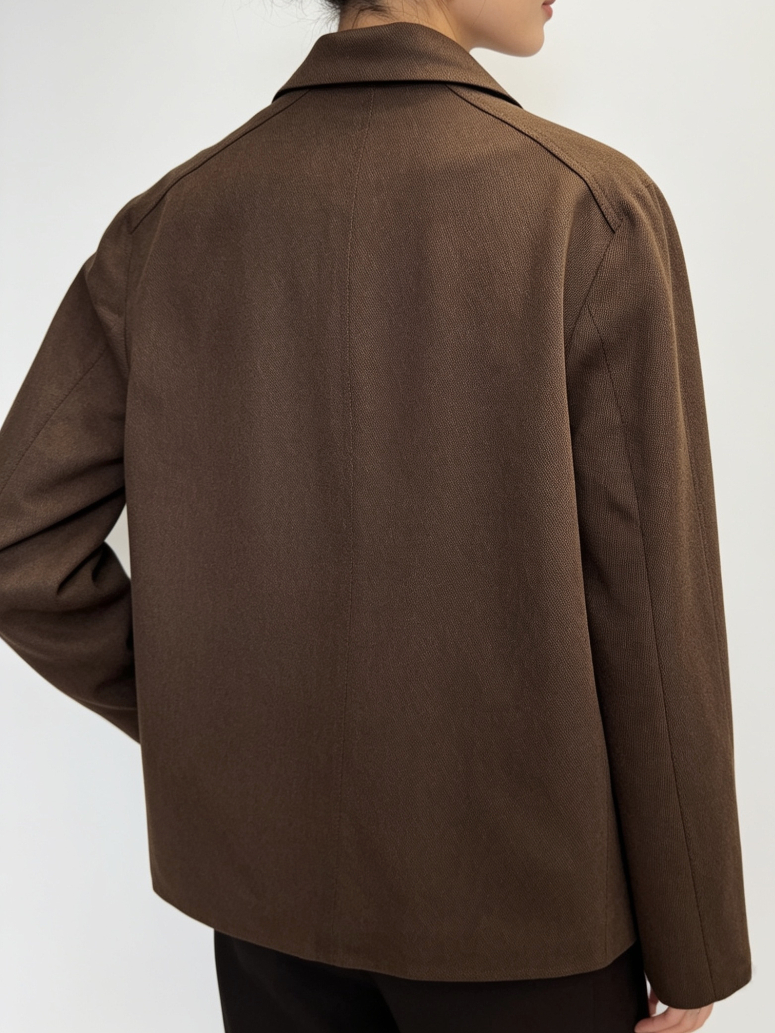 Structured oversized blazer