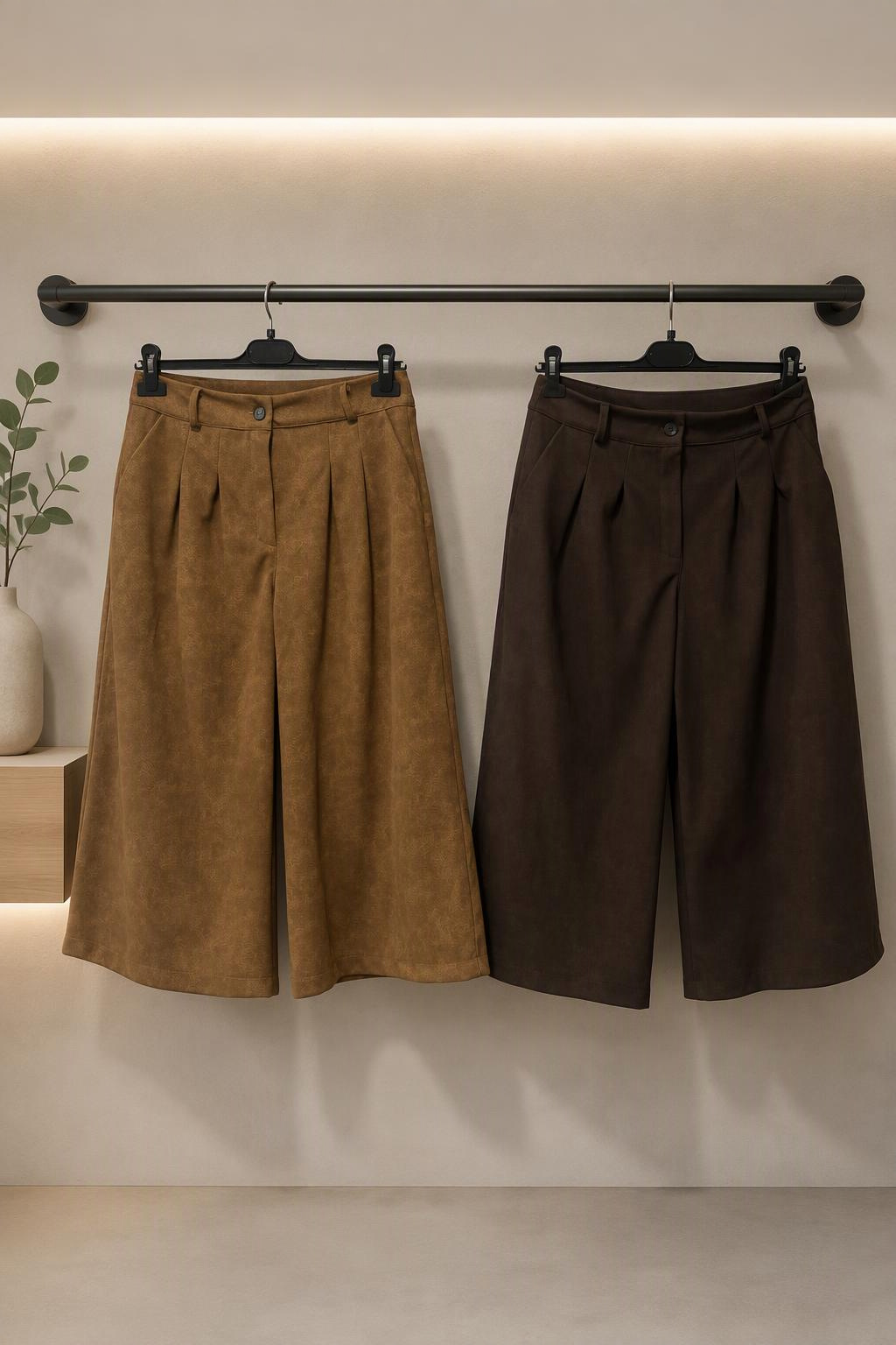 LARGE CAPRI PANTS WITH POCKETS