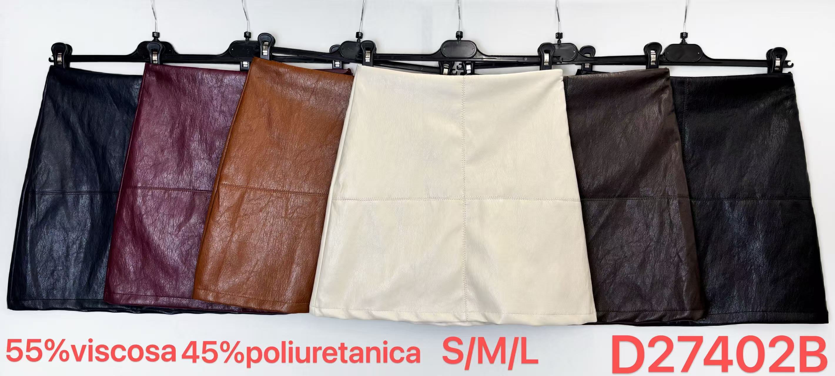 FAUX LEATHER MINI SKIRT