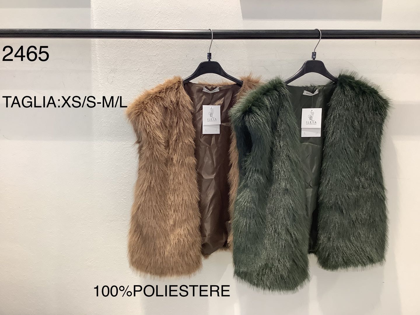 Gilet in ecopelliccia morbida