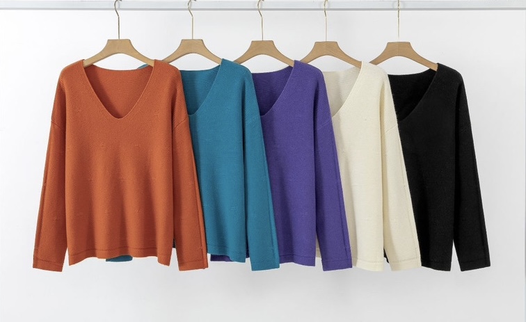 V-neck sweater