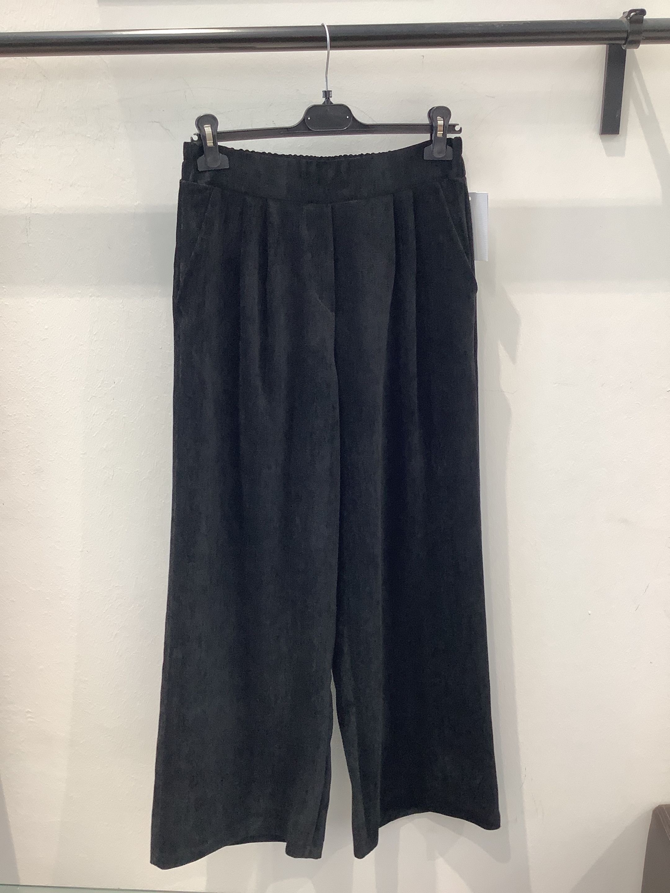 Pantalone palazzo in tessuto morbido