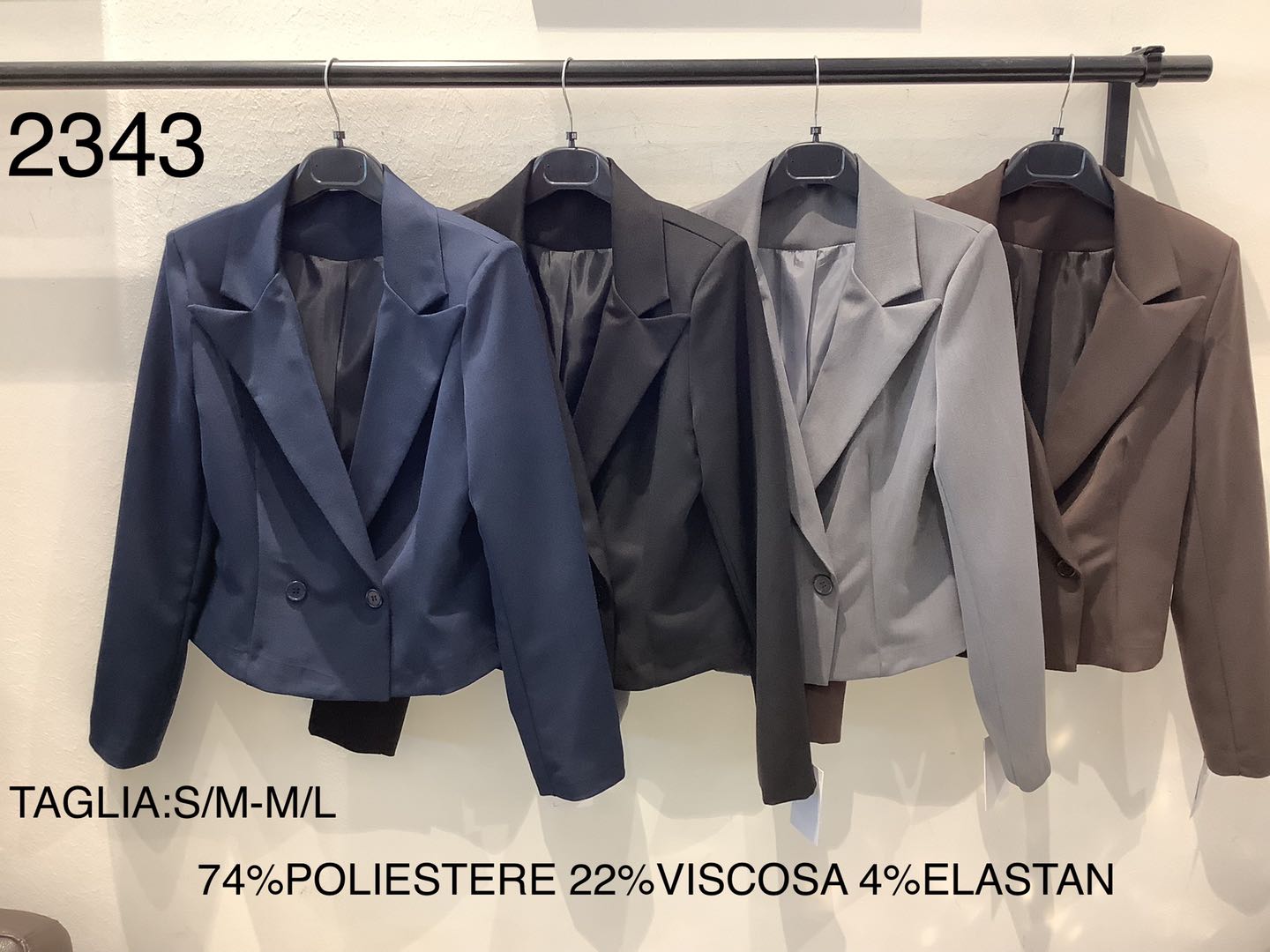 Blazer corto doppiopetto