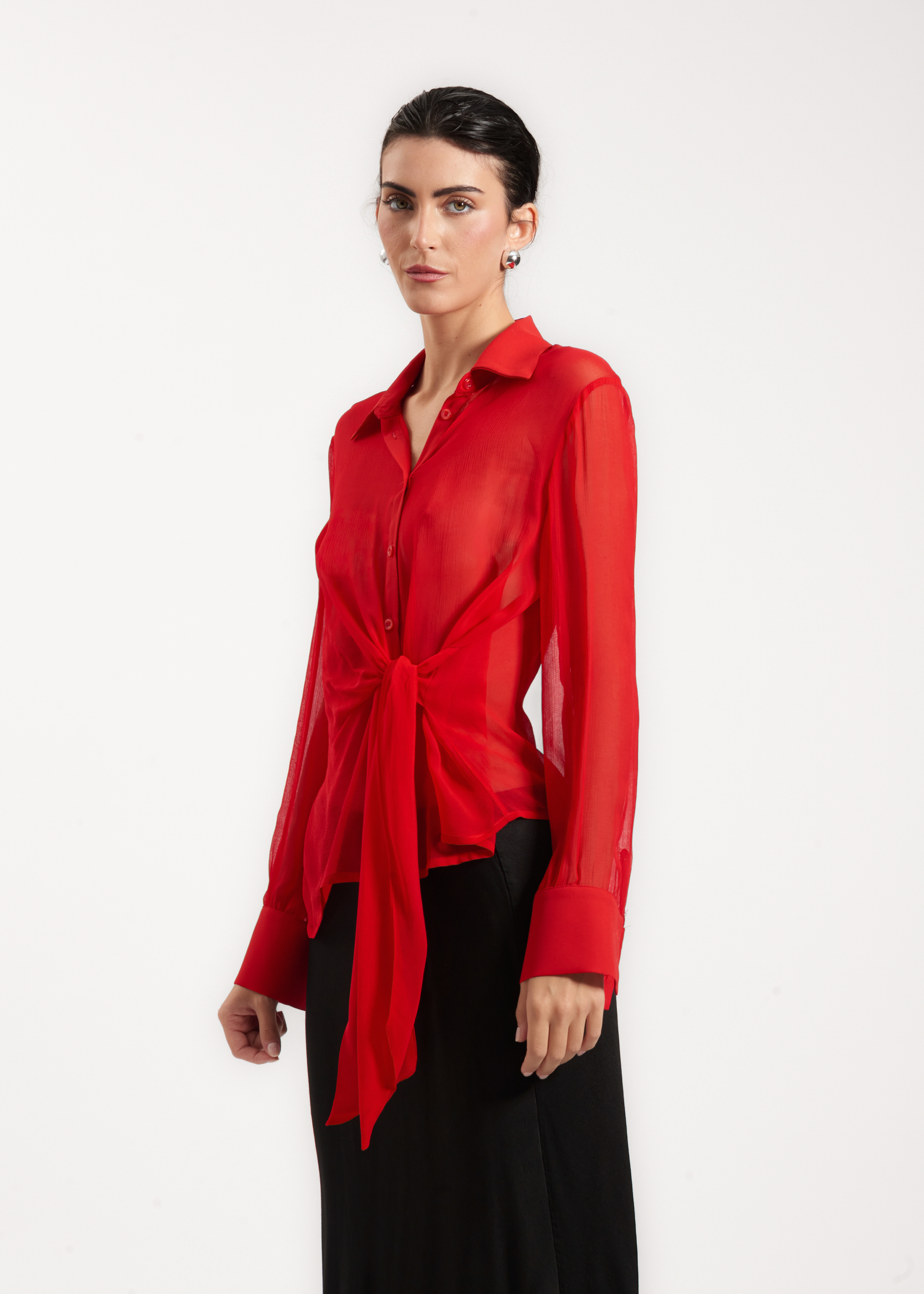 Sensual semi-transparent shirt