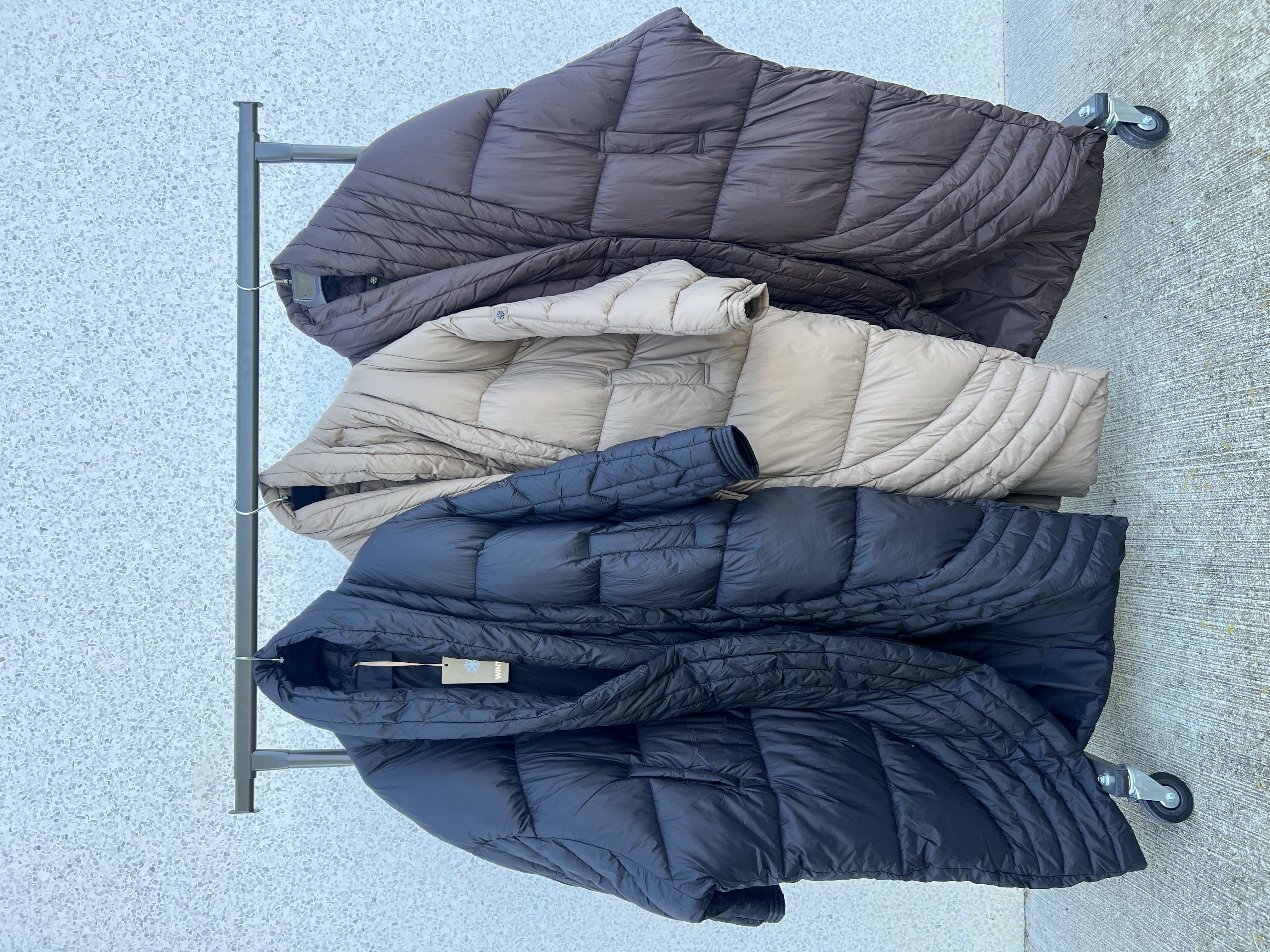 Piumotto lungo oversize