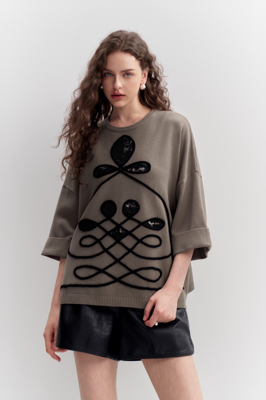Maglia ricamata